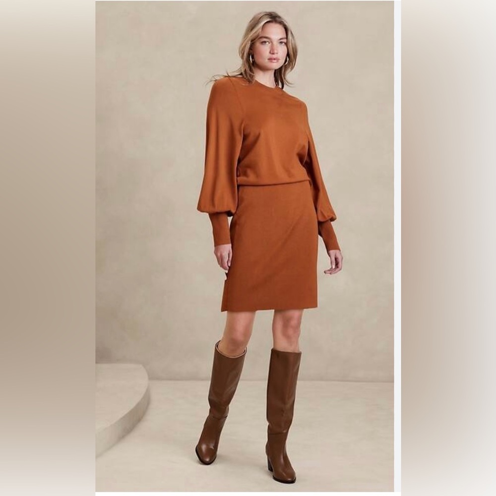 BLOUSSANT MINI SWEATER DRESS